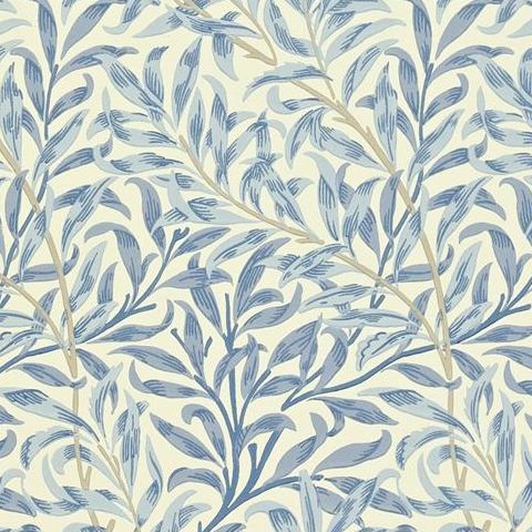 Morris & Co Wallpaper-Willow Boughs 216481 Blue