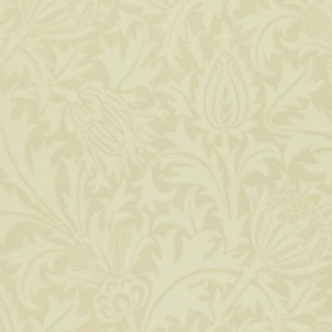 Morris & Co Wallpaper-Thistle 210485 Ivory