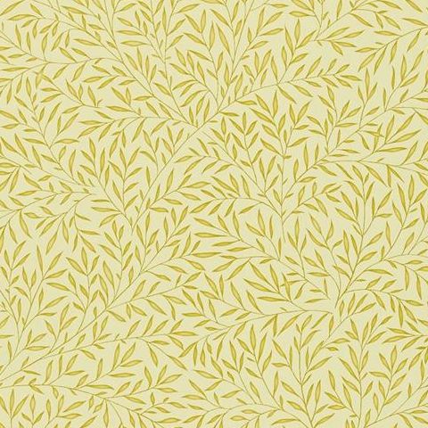 Morris & Co Wallpaper-Lily Leaf DMOWLI102 Gold