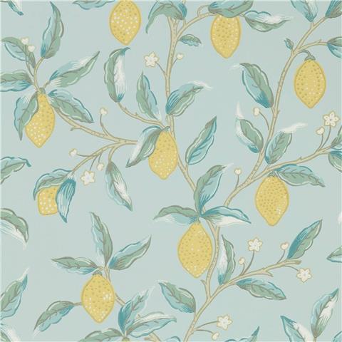 Morris & Co Melsetter Wallpaper lemon tree 216674 wedgewood