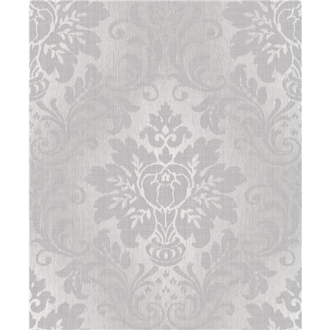 Royal House Luxury Wallpaper fabric Damask A10904 Silver