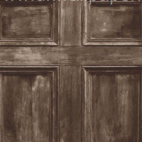 Fine Decor Wood Panel Wallpaper Walnut FD31055