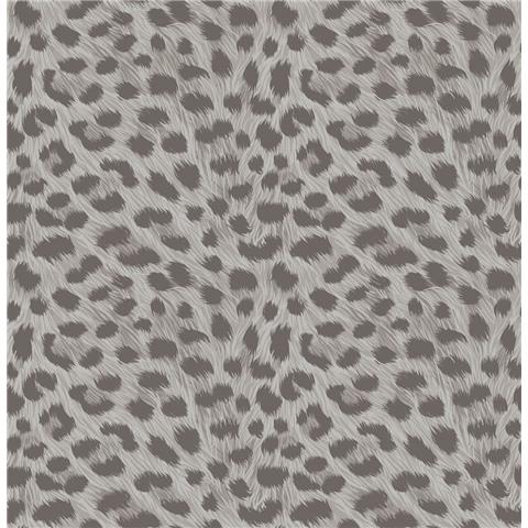 Fine Decor Animal Skins Wallpaper Grey FD42467