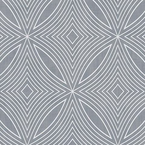 Galerie Special FX Wallpaper-Spirograph  G67721 Porcelain/Silver