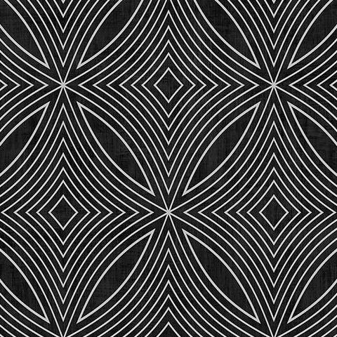 Galerie Special FX Wallpaper-Spirograph  G67732 Black/Silver