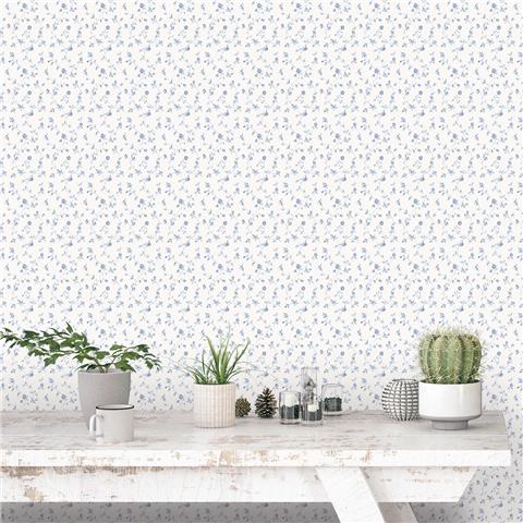 GALERIE MINIATURES 2 WALLPAPER-dolly mixtures g67932 blue
