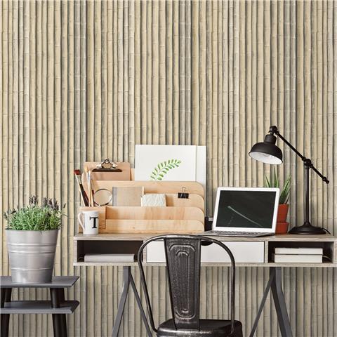 Organic Textures wallpaper Bamboo G67940 caramel