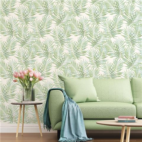 Organic Textures wallpaper palm G67943 pale green