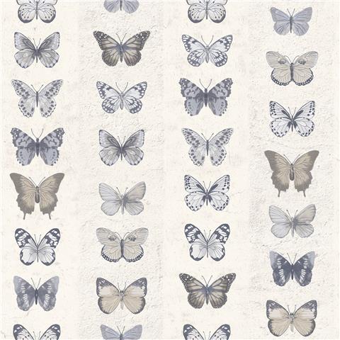 Organic Textures wallpaper butterflies G67993 grey