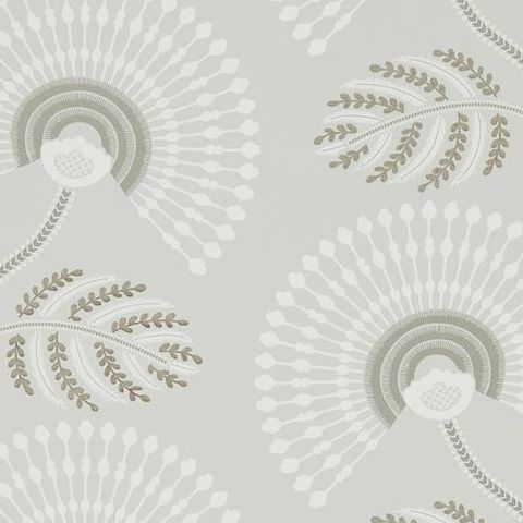Harlequin Paloma Wallpaper-Louella 111912 Linen/Silverl
