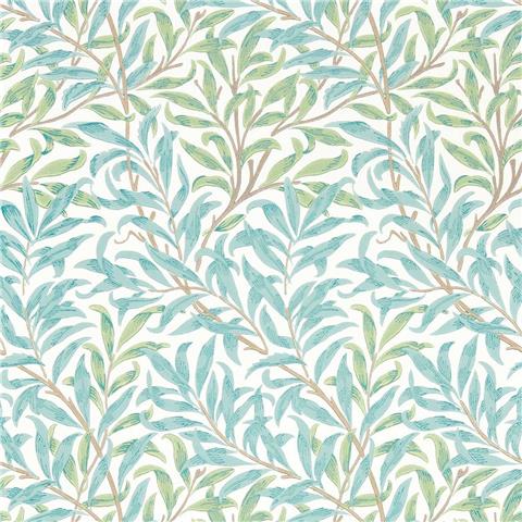 Simply Morris Wallpaper Willow Boughs 217083 Willow/Seaglass