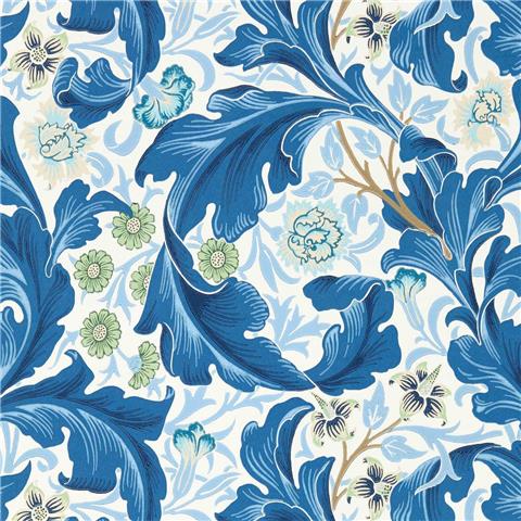 William Morris, Bedford Park Wallpaper Leicester 217335 Paradise Blue