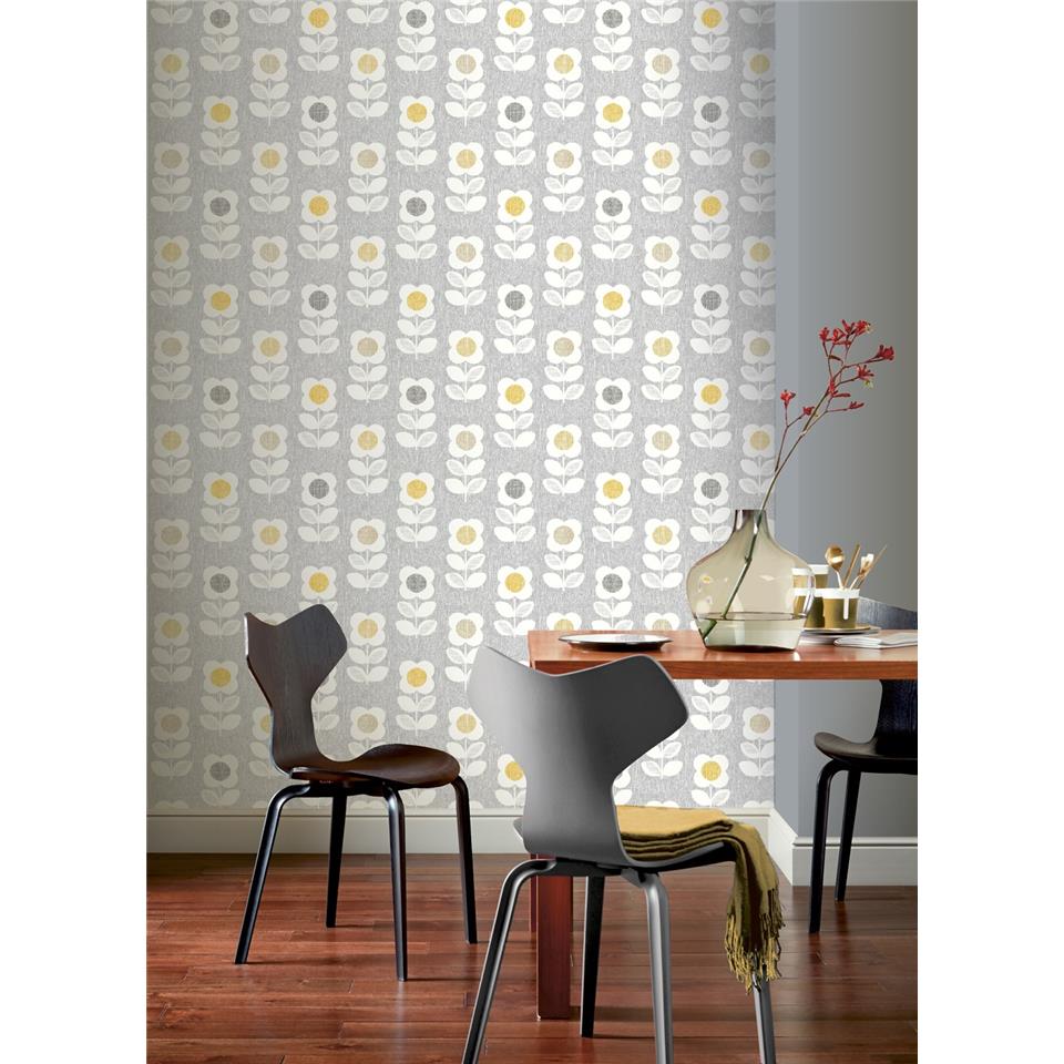 ARTHOUSE RETRO HOUSE WALLPAPER flower 901907