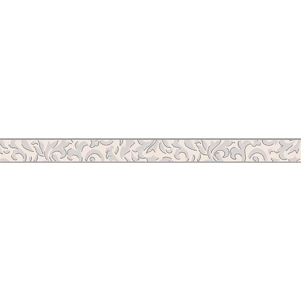 SELF ADHESIVE TEXTURED BORDER 962091 Grey/white