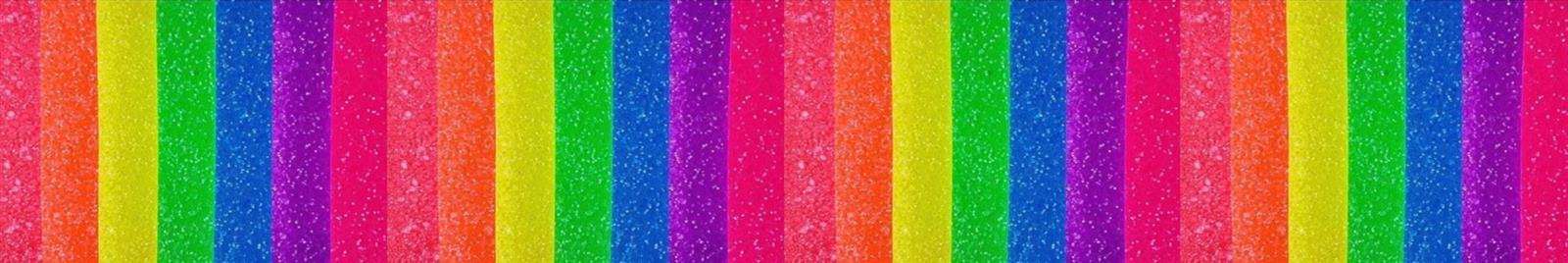 Glitterbug Sequin Fabric Rainbow Stripe