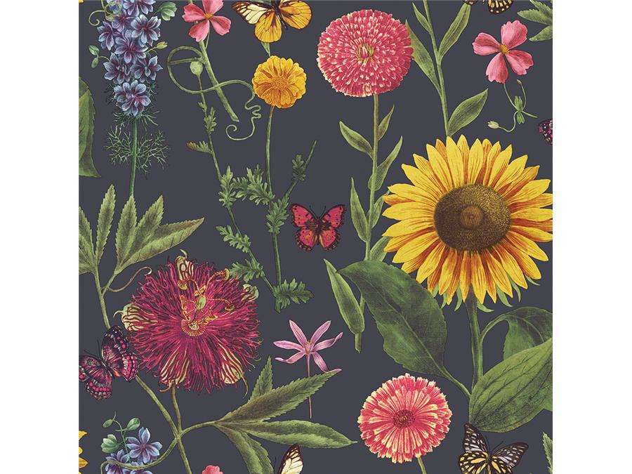 Arthouse Bloom Wallpaper Summer Garden 676203 Charcoal