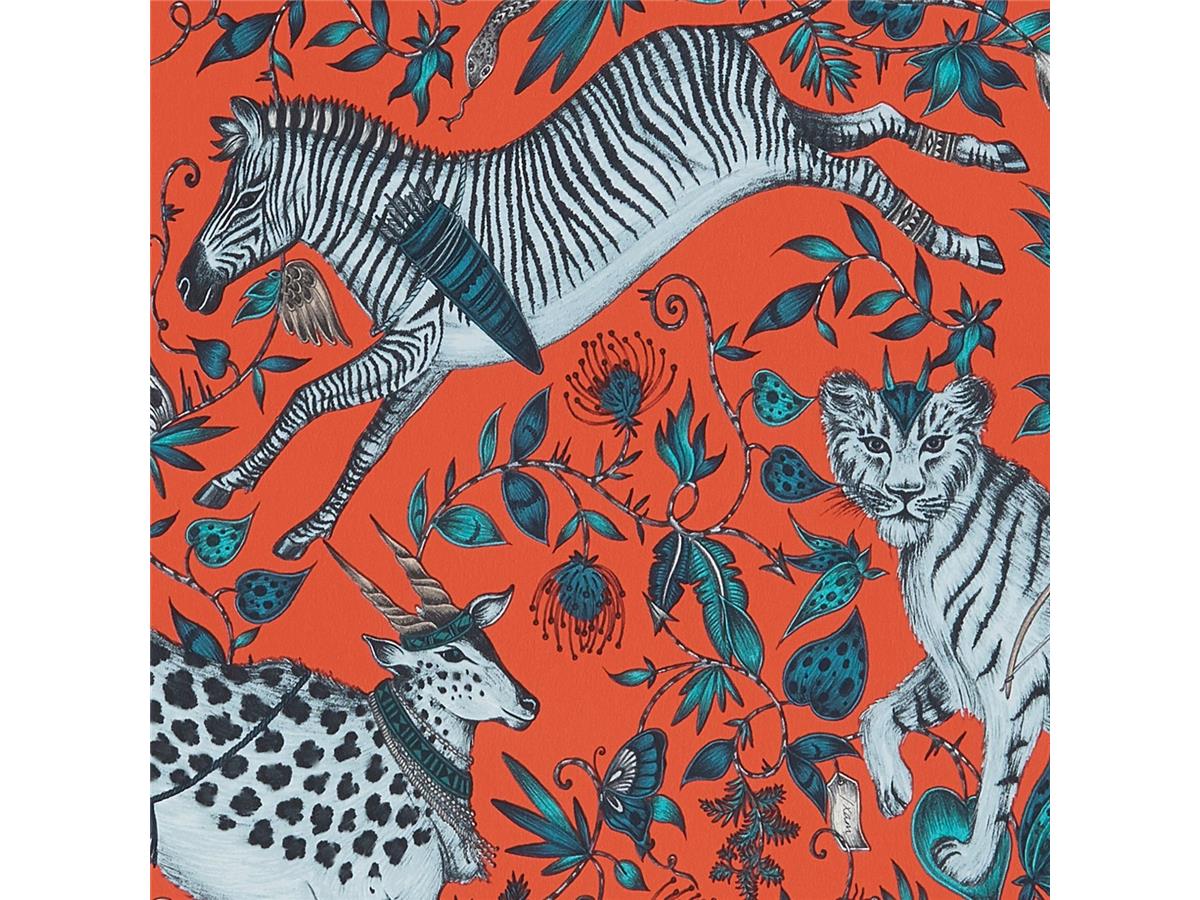 Kruger Wallpaper W0102 06 by Emma J Shipley in Navy Blue buy online from  the rug seller uk