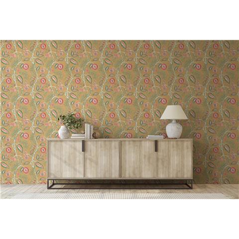 Esselle Home Wallpaper Fruits of Paradise 100023EH Ochre
