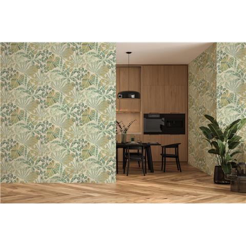 Esselle Home Wallpaper Kirra Leaf 100031EH Citrus/Green
