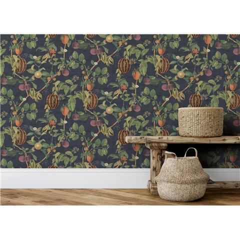ESSELLE HOME WALLPAPER Tropic House 100043EH navy