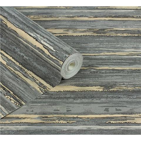 Arthouse Sahara Wallpaper 100177 Black/Champagne