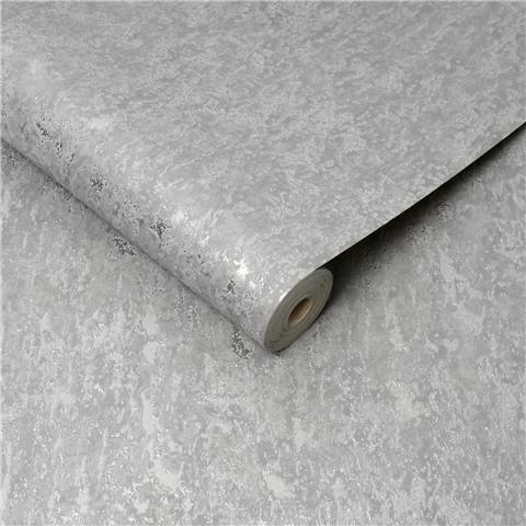 Super Fresco Milan Plain Textured Wallpaper100491 Silver