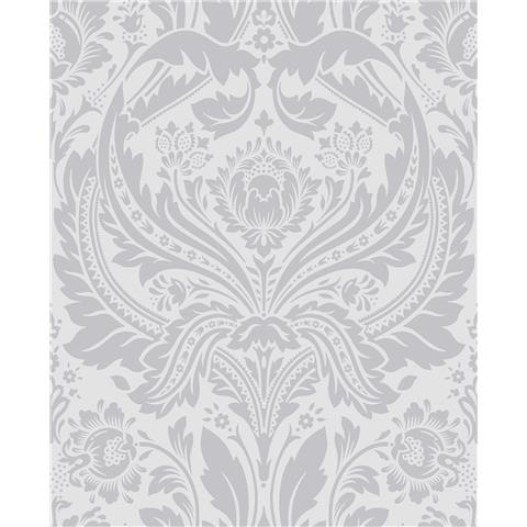 GRAHAM AND BROWN ESTABLISHED WALLPAPER COLLECTION Desire 103432 Silver