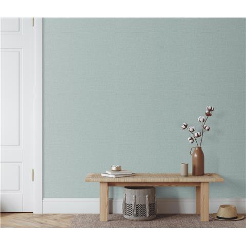 Erismann Wall Stories Plain Linear Wallpaper 10393-35 Duck Egg