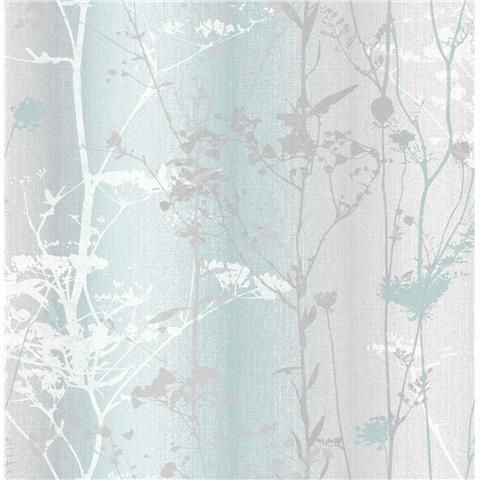 GRAHAM AND BROWN Floriculture WALLPAPER COLLECTION Wild Flower 104073 Mint