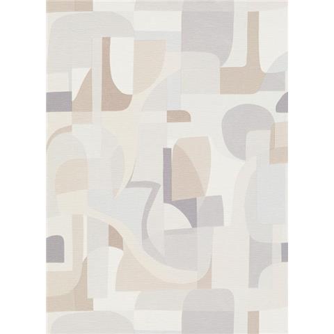 Erismann Gentle Retro Style Abstract Wallpaper 10432-31 Off White/Beige