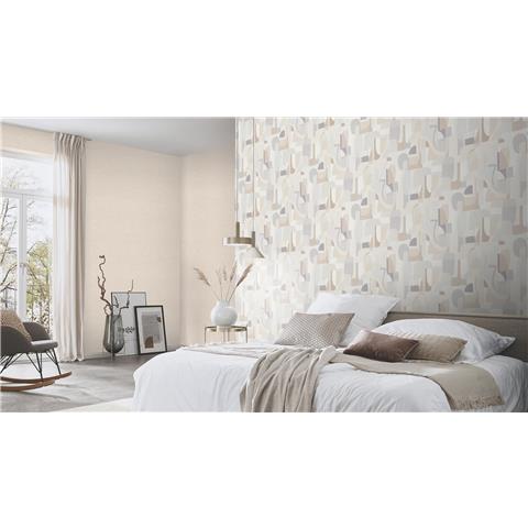 Erismann Gentle Retro Style Abstract Wallpaper 10432-31 Off White/Beige