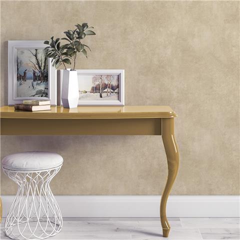 Elle 4 Wallpaper Metallic Concrete Plain 10438-02 Beige