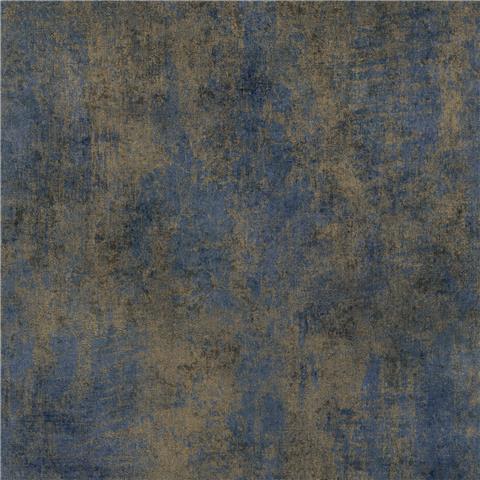 Elle 4 Wallpaper Metallic Concrete Plain 10438-08 Blue