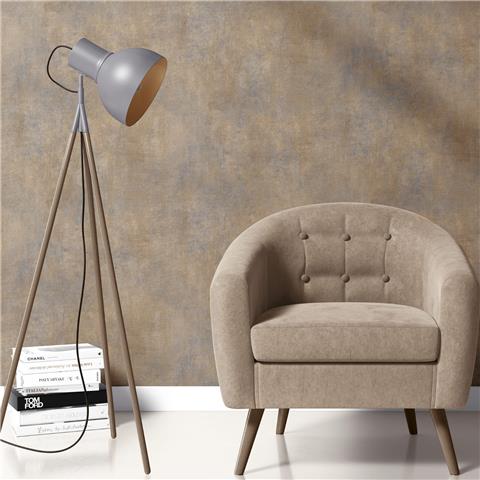 Elle 4 Wallpaper Metallic Concrete Plain 10438-20 Taupe