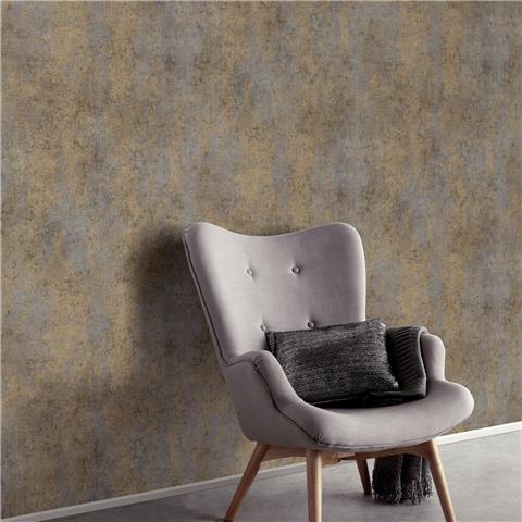 Elle 4 Wallpaper Metallic Concrete Plain 10438-38 Light Taupe