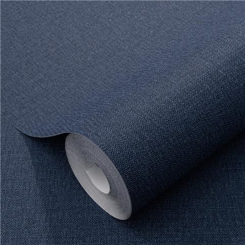 Elle 4 Wallpaper Woven Plain 10444-08 Blue