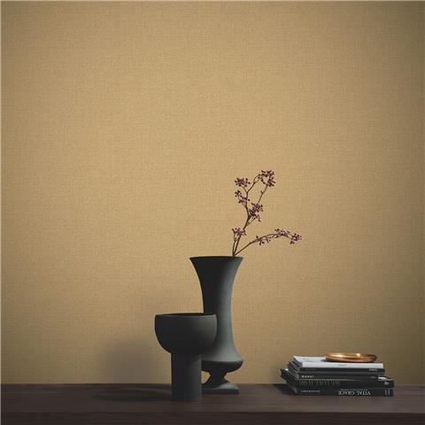 Elle 4 Wallpaper Woven Plain 10444-30 Gold