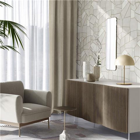 Elle 4 Wallpaper Mosaique Geo 10445-02 Beige