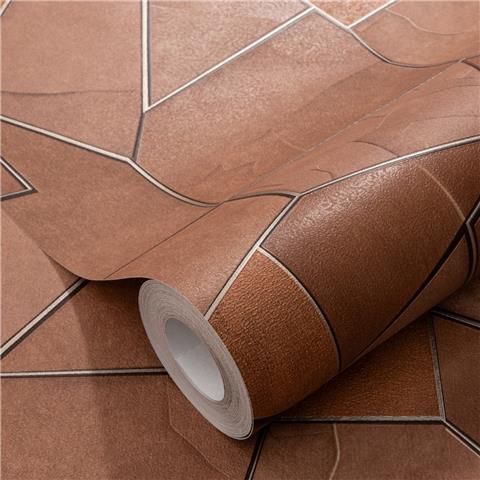 Elle 4 Wallpaper Mosaique Geo 10445-13 Terracotta