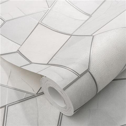 Elle 4 Wallpaper Mosaique Geo 10445-31 Light Grey