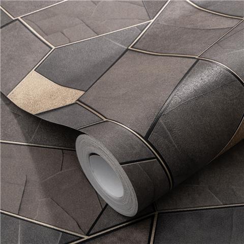 Elle 4 Wallpaper Mosaique Geo 10445-37 Taupe