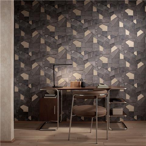 Elle 4 Wallpaper Mosaique Geo 10445-37 Taupe