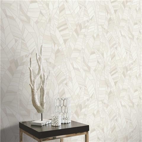 Elle 4 Wallpaper Serenade Leaves 10446-14 Cream