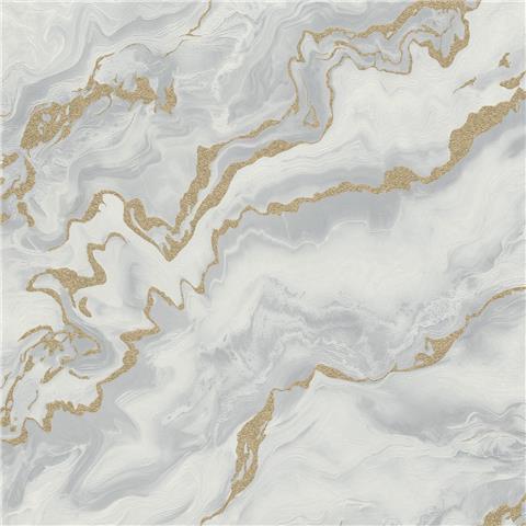 Elle 4 Wallpaper Mystic Spell Marble 10447-31 Light Grey