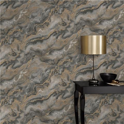 Elle 4 Wallpaper Mystic Spell Marble 10447-37 taupe