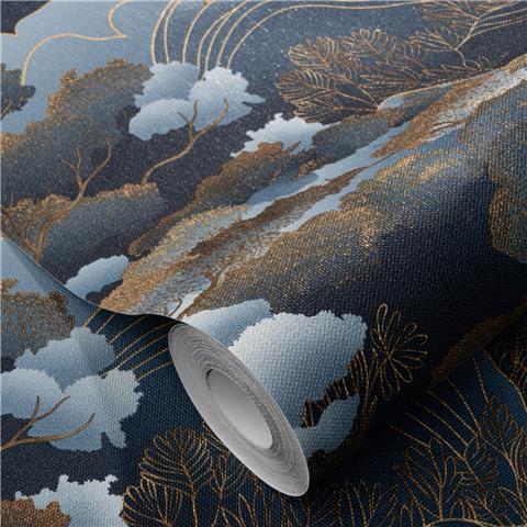 Elle 4 Wallpaper Golden Grove 10448-08 Blue