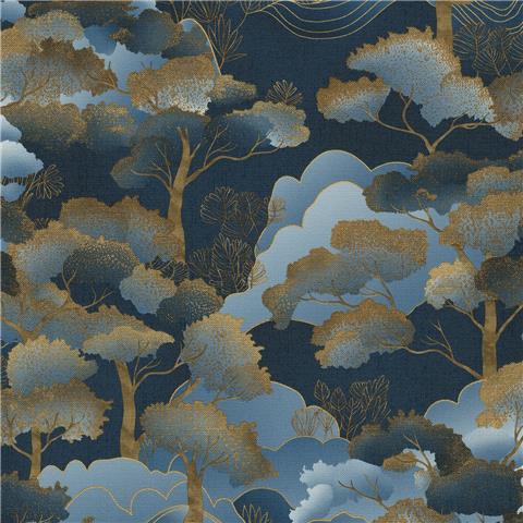 Elle 4 Wallpaper Golden Grove 10448-08 Blue