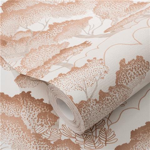 Elle 4 Wallpaper Golden Grove 10448-13 Terracotta