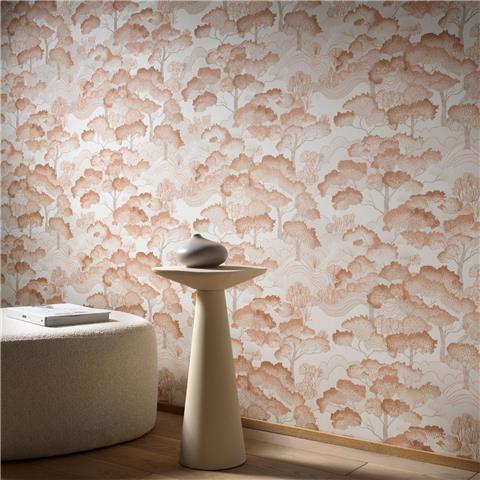 Elle 4 Wallpaper Golden Grove 10448-13 Terracotta