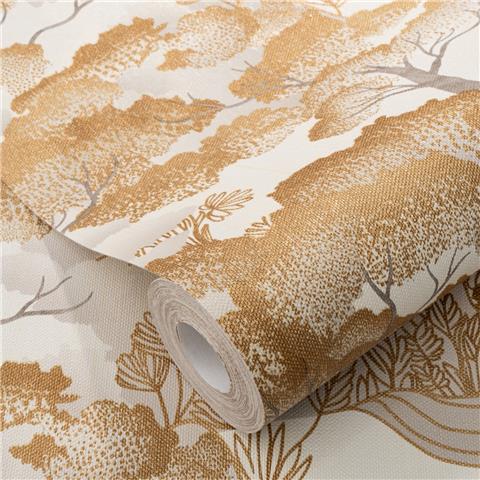 Elle 4 Wallpaper Golden Grove 10448-30 Gold